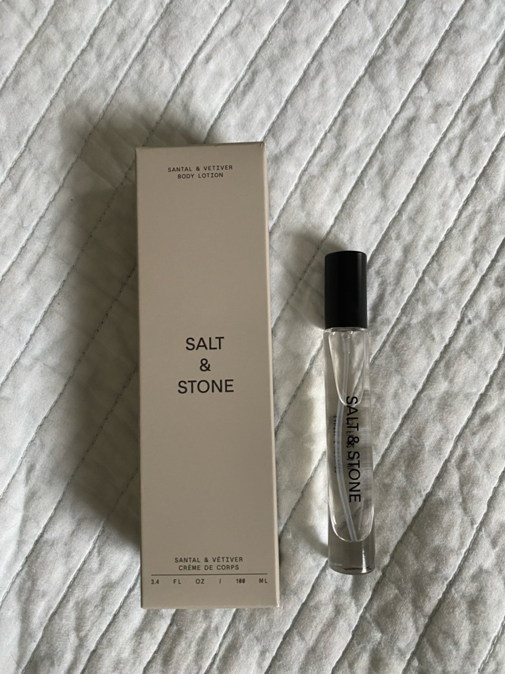 Salt & Stone Santal & Vetiver Body Lotion and Spray
